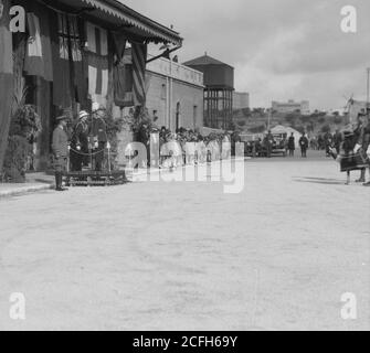 Originalunterschrift: Ankunft von Sir Arthur Wauchope als Hochkommissar für Palästina Nov. 20 1931 - Ort: Jerusalem ca. 1931 Stockfoto