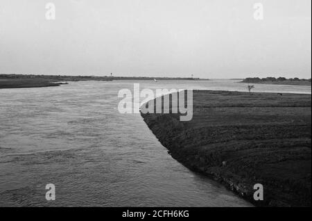 Sudan. Khartum. Treffen von weißem und blauem Nil Ca. 1936 Stockfoto