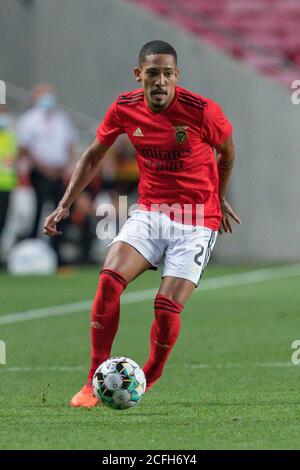 Lissabon, Portugal. September 05, 2020. Lissabon, Portugal. Benficas Verteidiger aus Brasilien Gilberto (2) in Aktion während des Freundschaftsspiels zwischen SL Benfica gegen Rennes Credit: Alexandre de Sousa/Alamy Live News Stockfoto