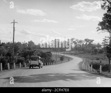 Kenya Colony. Nairobi. Autobahn in die Stadt ca. 1936 Stockfoto