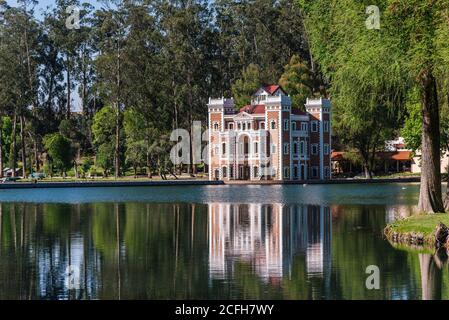 Ex Hacienda de Chautla Castle, Puebla, Mexiko Stockfoto