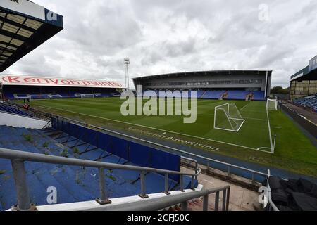 Oldham, Großbritannien. September 2020. OLDHAM, ENGLAND. 5. SEPTEMBER 2020 Oldham's Boundary Park Heim vor dem Oldham Athletic und Carlisle Vereinigten sich im Boundary Park, Oldham. (Kredit: Eddie Garvey, Mi News) Kredit: MI Nachrichten & Sport /Alamy Live Nachrichten Stockfoto