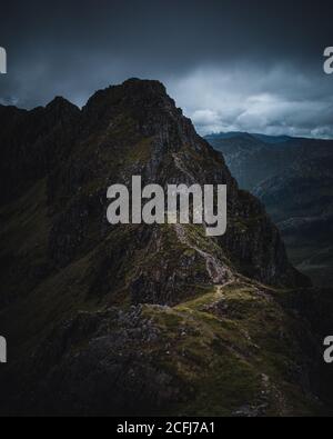 Aonach Eagach Ridge Path, Glencoe, Schottland Stockfoto