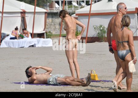 Venedig, Italien. September 2020. 77. Venice Film Festival 2020, Pictured Arizona Muse Credit: Independent Photo Agency Srl/Alamy Live News Stockfoto