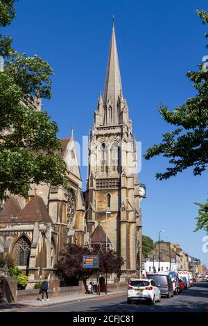 Die Kirche unserer Lieben Frau und der englischen Märtyrer (Kirche unserer Lieben Frau von der Himmelfahrt und der englischen Märtyrer), Hills Road, Cambridge, Großbritannien. Stockfoto