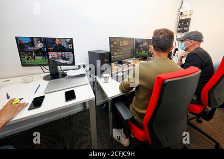 De Meern, Niederlande. September 2020. DE MEER, 06-09-2020 Voetbal International hat heute einen wöchentlichen Podcast über ihren Live-Stream Youtube Kanal gestartet. Kredit: Pro Shots/Alamy Live Nachrichten Stockfoto