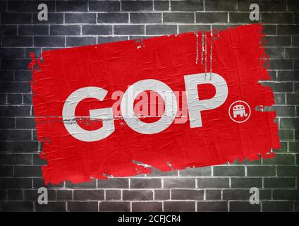 GOP Republikanische Partei Stockfoto