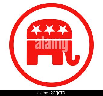 Republikanische Partei logo Stockfoto