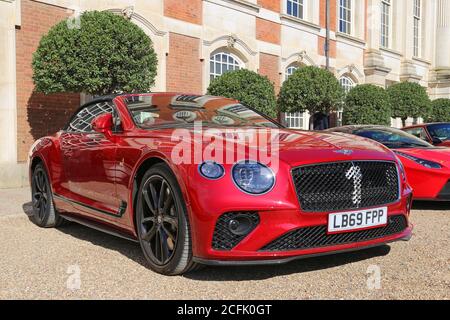 Bentley Continental GT Convertible No1 Edition (2019), Future Classics, Concours of Elegance 2020, Hampton Court Palace, London, Großbritannien, Europa Stockfoto