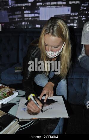 Rebecca Zöller beim Wiedersehen ehemaliger Big Brother Bewohner,Lionbeast Event im VIP Incavall Club in Köln . 05.09.2020 Stockfoto