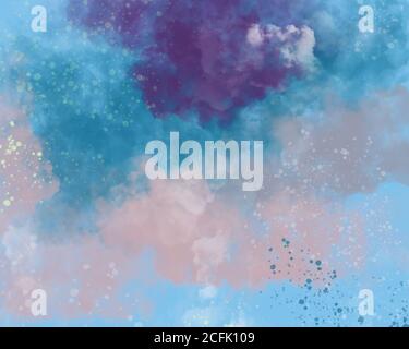 Handgezeichnete Illustration oder Zeichnung einer abstrakten Grunge-Textur Oder Hintergrund Stockfoto