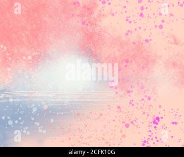 Handgezeichnete Illustration oder Zeichnung einer abstrakten Grunge-Textur Oder Hintergrund Stockfoto