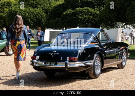 1958 Jaguar XK150 Coupé von Bertone im Hampton Court Concours 2020 Stockfoto