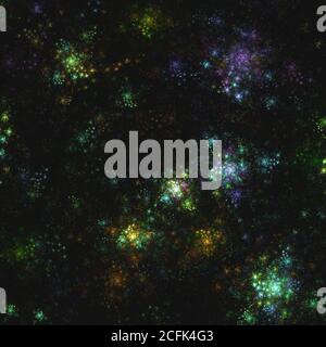 Abstrakter mehrfarbiger fraktaler Hintergrund Stockfoto