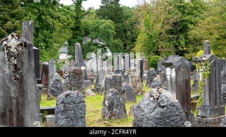 Alter jüdischer Friedhof aus dem 17. Jahrhundert Stockfoto