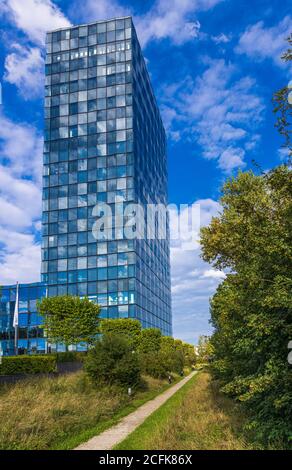 München, Deutschland - 5. September 2020: Süddeutsche Zeitung Hauptsitz in München, Deutschland Stockfoto