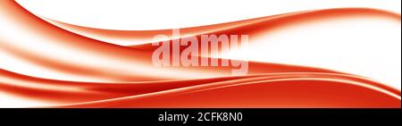 Abstrakte Kurve Orange gewellter Hintergrund Stockfoto