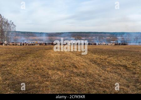 Schlacht der Beresina Gedenkfeier , 2019 , Weißrussland Stockfoto