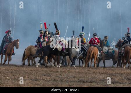 Schlacht der Beresina Gedenkfeier , 2019 , Weißrussland Stockfoto