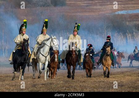 Schlacht der Beresina Gedenkfeier , 2019 , Weißrussland Stockfoto