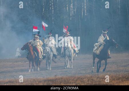 Schlacht der Beresina Gedenkfeier , 2019 , Weißrussland Stockfoto