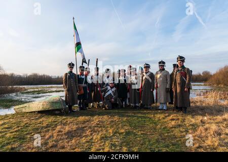 Schlacht der Beresina Gedenkfeier , 2019 , Weißrussland Stockfoto