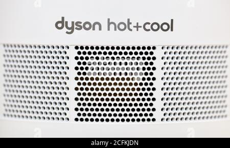 Dyson Heiz- Und Kühlgebläse Stockfoto
