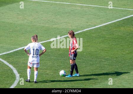 Barueri, Brasilien. September 2020. 0) während des Spiels von Santose Sao Paulo in der Arena Barueri. Kredit: Richard Callis/FotoArena/Alamy Live Nachrichten Stockfoto