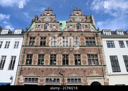 Fassade des Royal Copenhagen Flagship Store bei Stroget in Kopenhagen Stockfoto