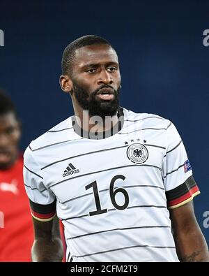 Basel, Schweiz. September 2020. Basel, Schweiz. 6. Sep, 2020. firo Nations League: 09/06/2020 Schweiz - Deutschland Antonio Rüdiger (Deutschland), Rudiger Credit: Markus Gilliar/GES/POOL/via/firoportphoto weltweite Nutzung/dpa/Alamy Live News Credit: dpa picture Alliance/Alamy Live News Stockfoto
