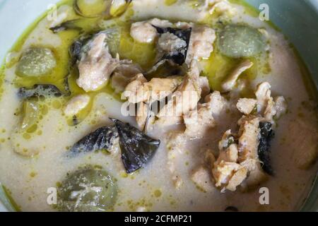 Thai Huhn grün Curry servieren, Stock Foto Stockfoto