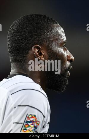 Basel, Schweiz. September 2020. Basel, Schweiz. 06.09. 2020. firo Nations League: 09/06/2020 Schweiz - Deutschland Antonio Rüdiger (Deutschland). Rudiger Credit: Markus Gilliar/GES/POOL/via/firoportphoto/dpa/Alamy Live News Credit: dpa picture Alliance/Alamy Live News Stockfoto
