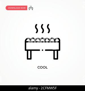 Cooles Vektorsymbol. Moderne, einfache flache Vektor-Illustration für Website oder mobile App Stock Vektor