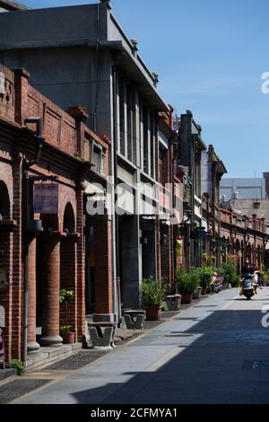 Sanxia Old Street in New Taipei, Taiwan. Stockfoto