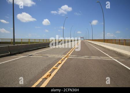 Aracaju, Brasilien. September 2020. Nordöstliche Region von Brasilien. Auf dem Foto, Gilberto Amado Brücke, in Richtung Aracaju. Kredit: Mauro Akiin Nassor/FotoArena/Alamy Live Nachrichten Stockfoto