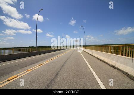 Aracaju, Brasilien. September 2020. Nordöstliche Region von Brasilien. Auf dem Foto, Gilberto Amado Brücke, in Richtung Aracaju. Kredit: Mauro Akiin Nassor/FotoArena/Alamy Live Nachrichten Stockfoto