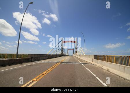 Aracaju, Brasilien. September 2020. Nordöstliche Region von Brasilien. Auf dem Foto, Gilberto Amado Brücke, in Richtung Aracaju. Kredit: Mauro Akiin Nassor/FotoArena/Alamy Live Nachrichten Stockfoto