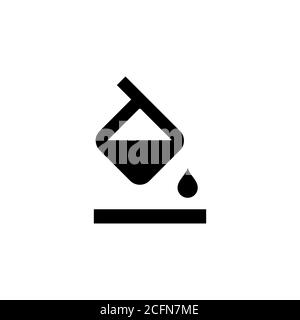 Symbol für Farbfüllung. Palette. Vektor auf isoliertem weißem Hintergrund. EPS 10 Stock Vektor