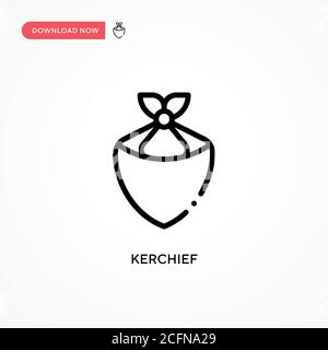 Vektorsymbol für das Kerntuch. Moderne, einfache flache Vektor-Illustration für Website oder mobile App Stock Vektor