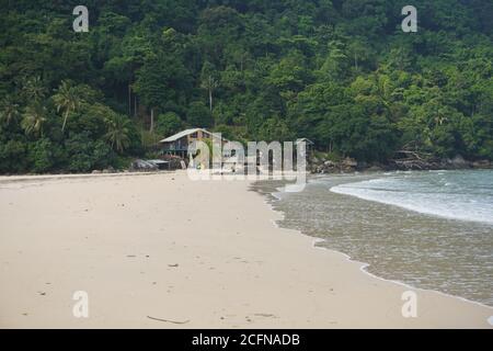 Die Insel Tioman liegt vor der Ostküste der Halbinsel Malaysia, im Südchinesischen Meer. Es ist ein Naturschutzgebiet, umgeben von Stränden. Stockfoto