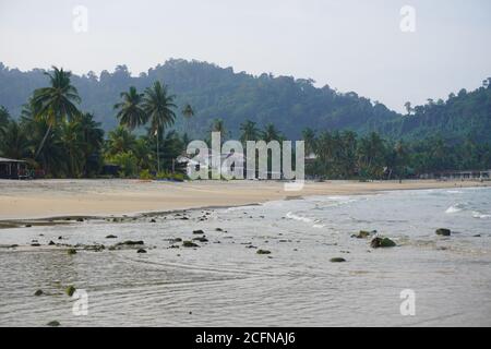 Die Insel Tioman liegt vor der Ostküste der Halbinsel Malaysia, im Südchinesischen Meer. Es ist ein Naturschutzgebiet, umgeben von Stränden. Stockfoto