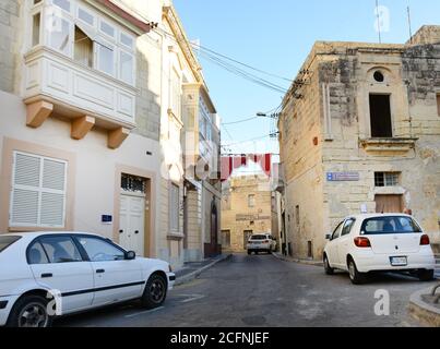 Fahrt durch IR-Rabat in Malta. Stockfoto