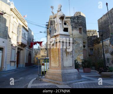 Statue des heiligen Paulus in Rabat, Malta Stockfoto