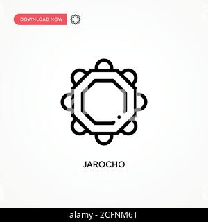 Jarocho Vektorsymbol. Moderne, einfache flache Vektor-Illustration für Website oder mobile App Stock Vektor