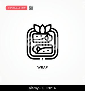 Vektorsymbol umbrechen. Moderne, einfache flache Vektor-Illustration für Website oder mobile App Stock Vektor