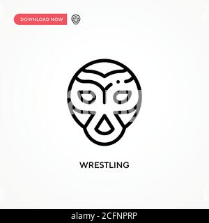 Vektorsymbol „Ringen“. Moderne, einfache flache Vektor-Illustration für Website oder mobile App Stock Vektor