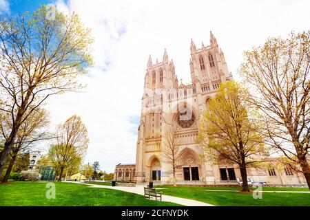 Washington National Cathedral Protestant Episcopal Church, DC, USA Stockfoto