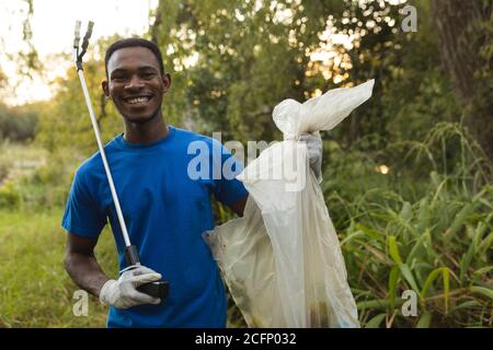 Porträt des afroamerikanischen männlich Stockfoto