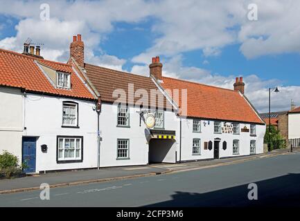 The White Hart Pub und Restaurant, Bridge Street, Brigg, North Lincolnshire, England Stockfoto