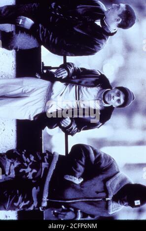 vincent cassel, hubert kounde, sagte taghmaoui, la haine, 1995 Stockfoto